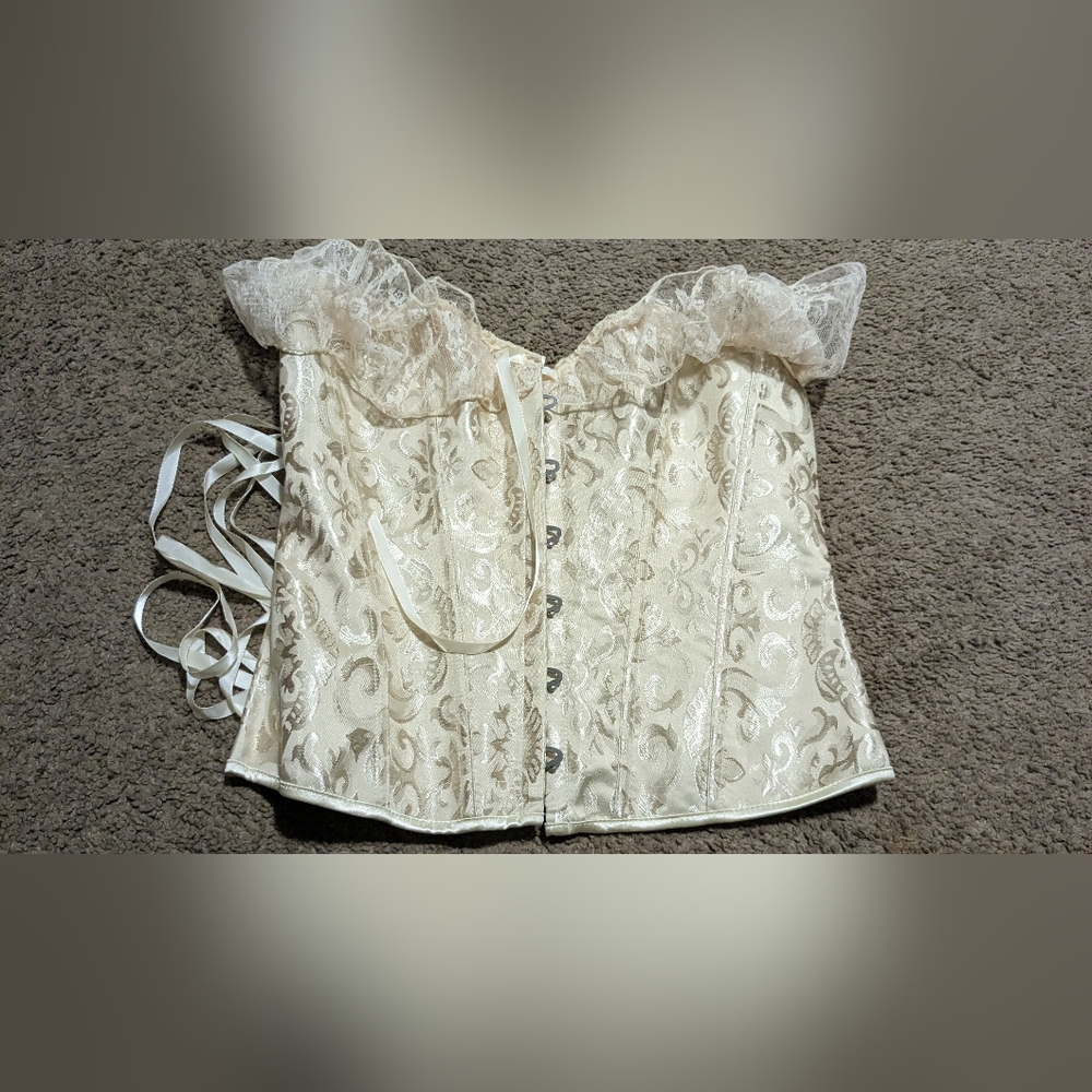 Cream corset